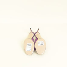 Gucci Purple Horsebit Crystal Satin Mules 42