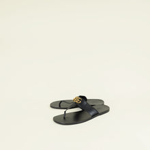 Gucci Black GG Marmont Thong Sandals 12