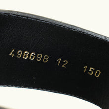 Gucci Black GG Marmont Thong Sandals 12