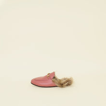 Gucci Pink Fur Princetown Mules Flats 36.5