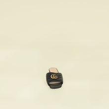 Gucci Black GG Marmont Slide Sandals 36.5