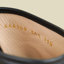 Gucci Black GG Marmont Slide Sandals 36.5