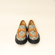 Gucci Bicolor GG Supreme Platform Loafer 36.5