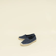 Gucci Denim Blue GG Crystals Espadrilles 36