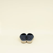 Gucci Denim Blue GG Crystals Espadrilles 36