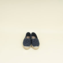Gucci Denim Blue GG Crystals Espadrilles 36