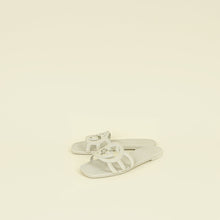 Gucci Off White Interlocking G Cutout Slide Sandal 36