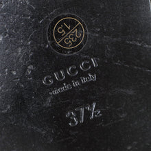 Gucci Black GG Slingback Thong Sandals 37.5