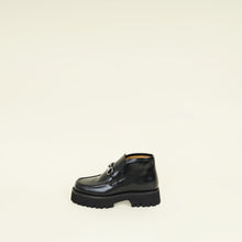 Gucci Black Cordovan Lux Horsebit Ankle Boots 37.5