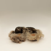 Gucci Olive GG Velvet Fur Princetown Mules 37