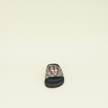 Gucci Bicolor GG Supreme Angry Cat Print Slide Sandal 37