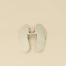 Gucci Off White Interlocking G Cutout Slide Sandal 37