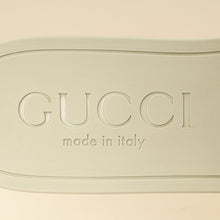 Gucci Off White Interlocking G Cutout Slide Sandal 37