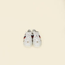Gucci White Star & Bees Embroidered Ace Sneakers 37
