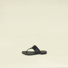 Gucci Black GG Horsebit Thong Sandals 37
