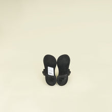 Gucci Black GG Horsebit Thong Sandals 37