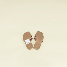 Gucci Beige Interlocking G Rubber Slide Sandals 37