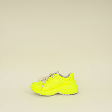 Gucci Neon Yellow Logo Rhyton Sneaker 37