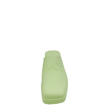 Gucci Pastel Green Logo Rubber Slip-On Sandal 37