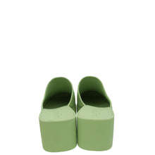 Gucci Pastel Green Logo Rubber Slip-On Sandal 37