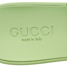 Gucci Pastel Green Logo Rubber Slip-On Sandal 37