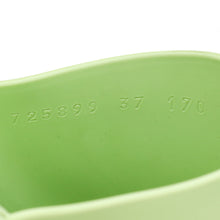 Gucci Pastel Green Logo Rubber Slip-On Sandal 37