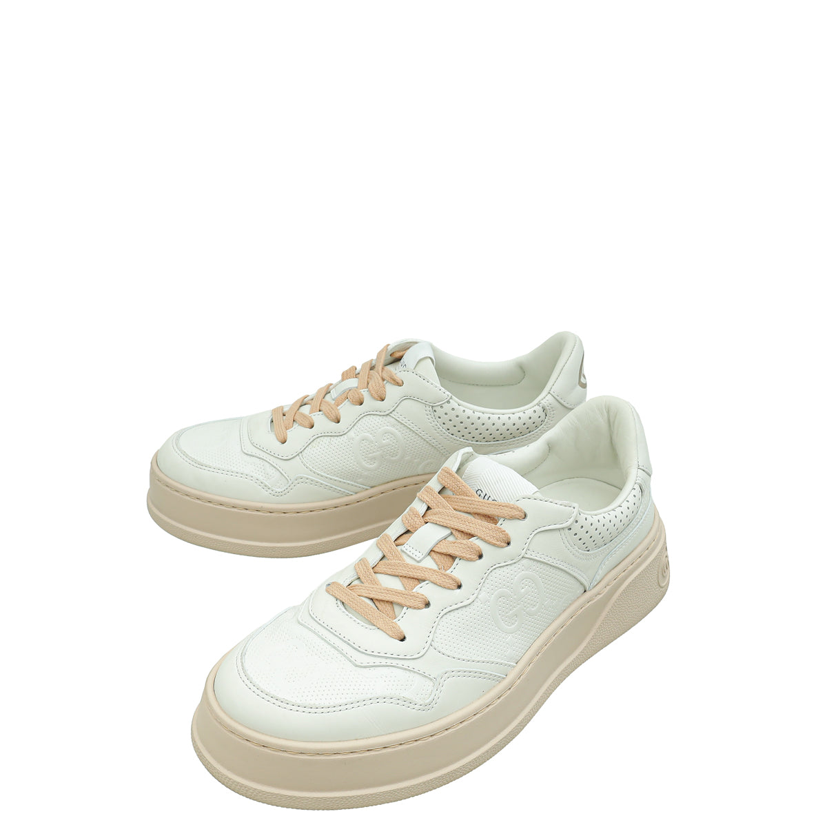 Gucci Bicolor GG Embossed Sneaker 38.5
