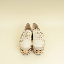 Gucci Greggio Grege Platform Espadrille Logo Sneakers 38.5