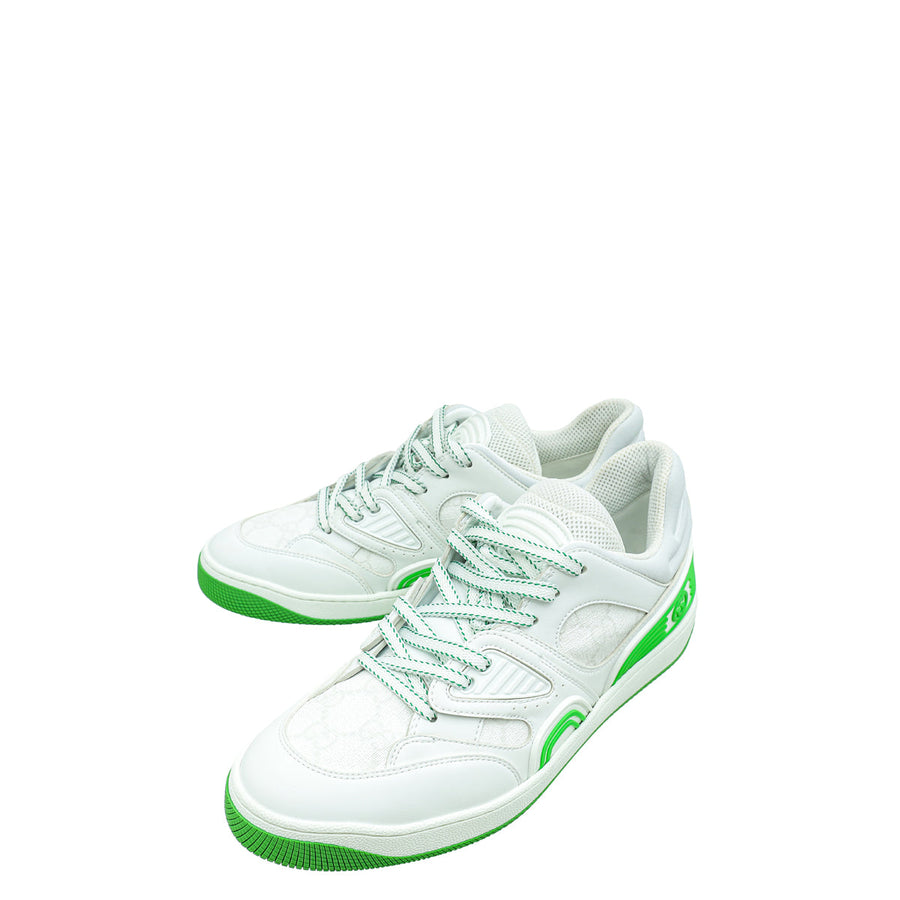 Gucci Bicolor Basket Demetra Low Sneakers 38.5