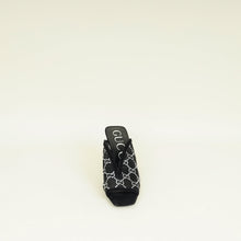 Gucci Black GG Crystal Embellished Mesh Mules 38