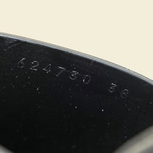 Gucci Black Logo Rubber Slide Sandal 38