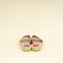 Gucci Metallic Pink GG Marmont  Espadrille Sandal 39