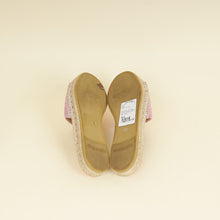 Gucci Metallic Pink GG Marmont  Espadrille Sandal 39