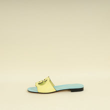 Gucci Bicolor Interlocking G Cutout Slide Sandal 39