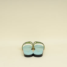Gucci Bicolor Interlocking G Cutout Slide Sandal 39