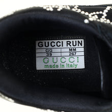 Gucci Black GG Crystal Run Sneaker 39
