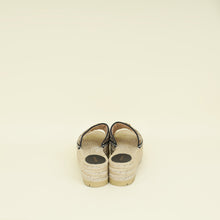 Gucci Ebony GG Marmont Platform Espadrille Mule 39
