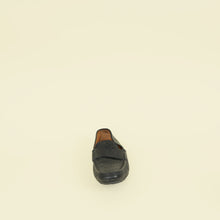 Gucci Black Microguccissima Mens Driver Loafers 39