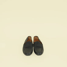 Gucci Black Microguccissima Mens Driver Loafers 39
