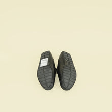 Gucci Black Microguccissima Mens Driver Loafers 39