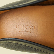 Gucci Black Microguccissima Mens Driver Loafers 39