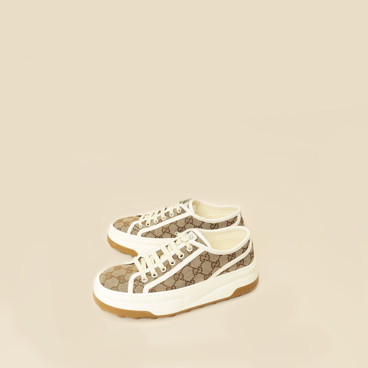 Gucci Ebony GG 1977 Tennis Treck Sneaker 39