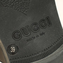 Gucci Black Interlocking G Leather Mules 39