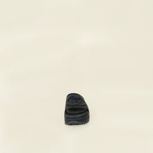 Gucci Black GG Oversize Slide Sandal 39