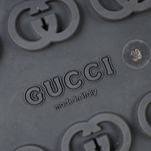 Gucci Black GG Oversize Slide Sandal 39