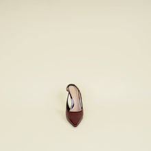 Gucci Burgundy Signoria Slingback Pumps 39