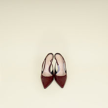 Gucci Burgundy Signoria Slingback Pumps 39