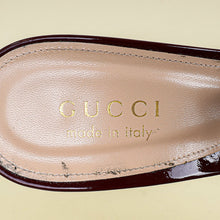 Gucci Burgundy Signoria Slingback Pumps 39
