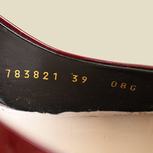 Gucci Burgundy Signoria Slingback Pumps 39