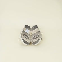 Gucci Bicolor Logo Crossover Sandal 40.5